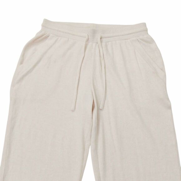 Quince Brushed Lounge Joggers Womens Medium Oatmeal Knit Cozy Comfy Loungewear - Picture 2 of 13